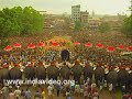 Kudamattom, changing parasols, Thrissur Pooram, Vadakkumnathan temple, Thrissur, Kerala, India