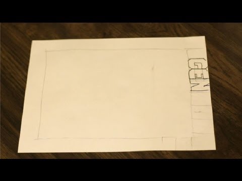 how to draw a block letter f