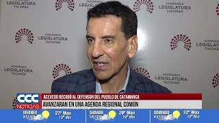 ACEVEDO RECIBIÓ AL DEFENSOR DEL PUEBLO DE CATAMARCA