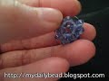 Beaded Bead - How to Make a Crystal Ball (2/2)