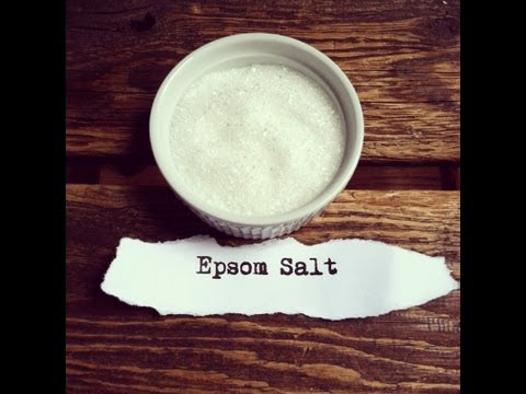 how to epsom salt acne