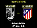 UEFA CUP: Vit�ria vs At. Madrid