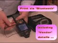 An Example of Bluetooth Mobile Printing in Operation