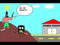 Spongebob robs a state bank