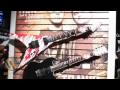 ESP LTD DJ600V Dan Jacobs Signature Guitar Mildly Disturbs Winter NAMM 2009 Crowds