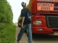 Kijk uit voor vrachtwagens
