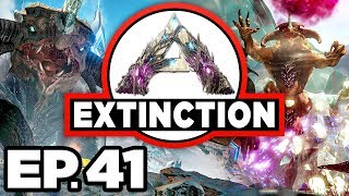 Ark Extinction Ep 34 Desert Titan Cave Terminal Artifact Of Chaos Modded Dinosaurs Gameplay Minecraftvideos Tv