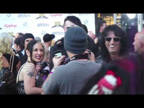 Manson - a close look at Manson and Cooper at the Black Carpet event at the Nokia LA live.
