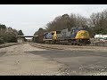 CSX Q696 at Hamlet (3-19-06)