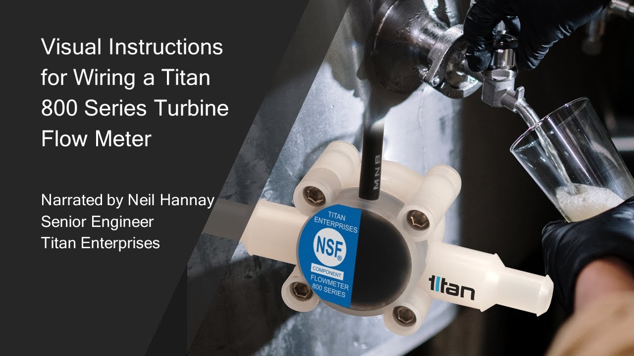 Titan's 800 Series Flowmeters Wiring Tutorial