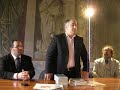 Vioel Badea la conferinta de presa- Italia Vioel Badea la conferinta de presa- Italia