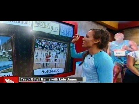 lolo jones - June 30, 2014 Fresh off her 100 meter hurdle bronze medal finish at the USA Outdoor Track and field championships Lolo Jones visits Michelle Beadle and Marce...