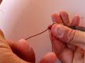 Jigging : noeud bas de ligne anneau soudé, knot solid ring Jigging : noeud bas de ligne anneau soudé, knot solid ring