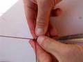 Jigging : noeud bas de ligne anneau soudé, knot solid ring