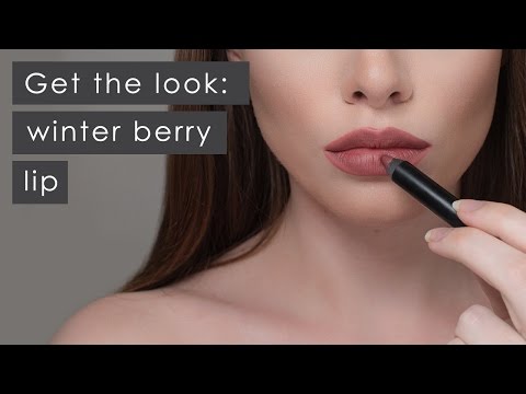 Get the look: winter berry lips