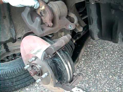 Replacing  Front Brake Pads- Rotors on my 2000 Toyota Corolla CE