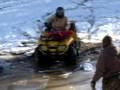 Ron afraid of the ice