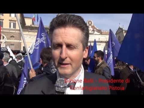 Confartigianato Pistoia in piazza a Roma Confartigianato Pistoia in piazza a Roma
