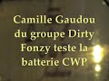 camille gaudou du groupe dirty fonzy teste la batterie cwp
