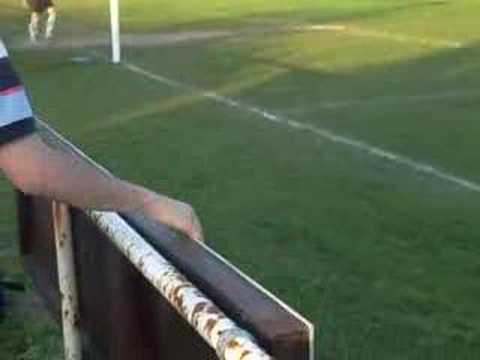 Aneurin "Freddy" Thomas scores free-kick