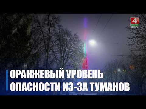 Плотный туман с видимостью от 100 до 500 метров прогнозируется на Гомельщине видео