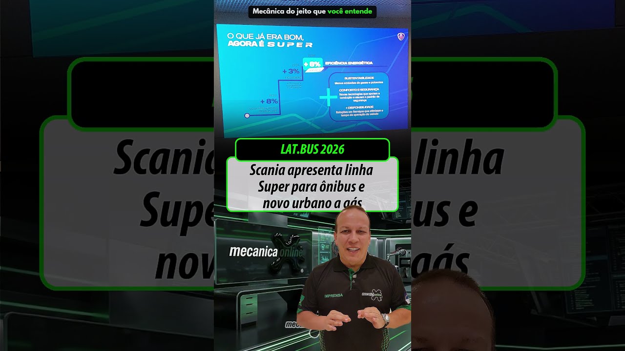 Scania Super Ônibus e K 280 a Gás: A revolução tecnológica que desembarca no Brasil