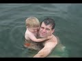 20080705-Aiden_Reidys_First_Swim_in_the_River