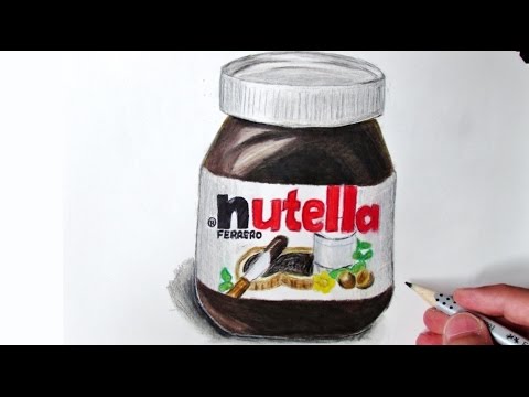 how to draw nutella