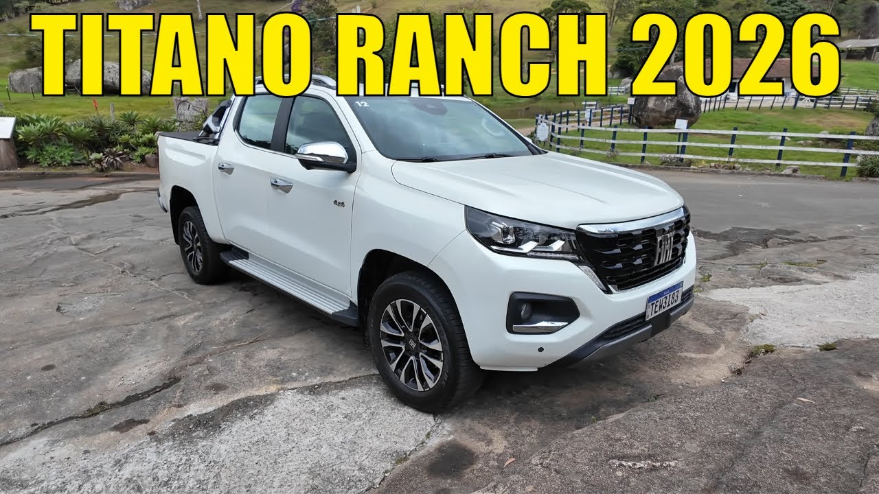 Fiat Titano Ranch 2026 - Teste de consumo de off-road