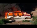 1000 lbs of thermite Melt SUV