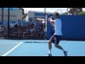 Tomas Berdych Practice - Australian Open 2012