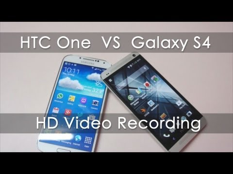 comparision - I do side by side comparison of HD Video recording between the HTC One Vs Samsung Galaxy S4. I do 2 test one in natural day light and other in artificial lig...