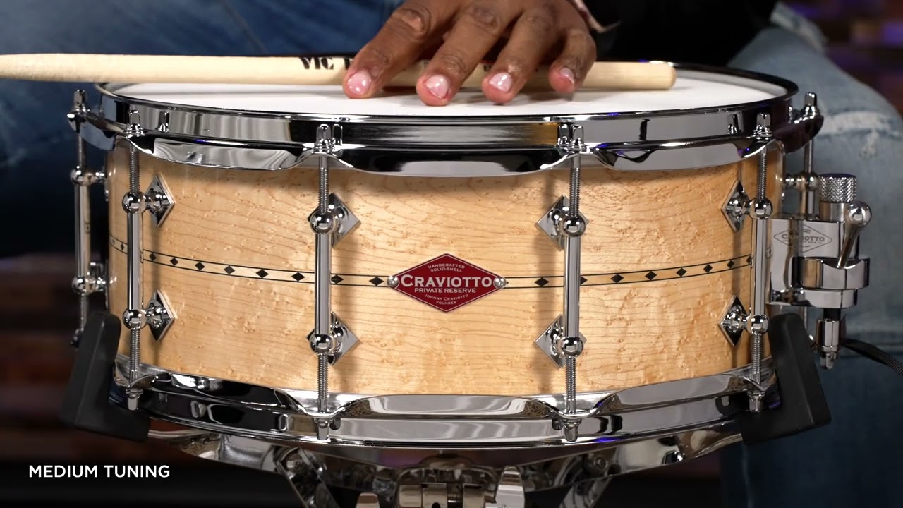 Craviotto Snare Drums at Memphis Drum Shop