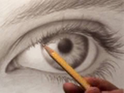 how to draw human eyes