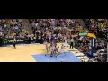 Metta World Peace catches Kenneth Faried with an ...