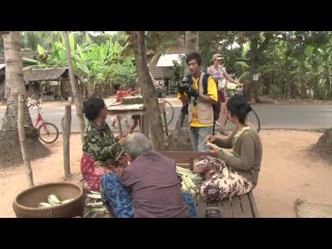 Cambodian - http://tourvideos.com/ Walk through a typical Cambodian village, Preăh Dák, near Angkor Wat, and experience rural life with the local residents and their s...