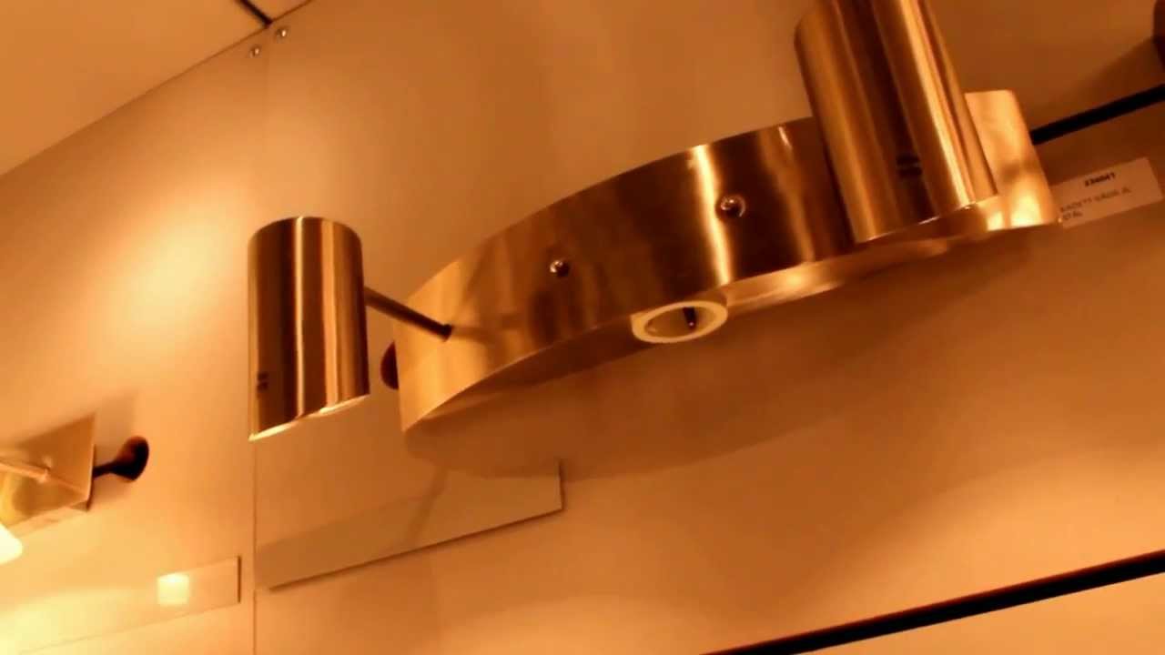 Markslöjd kadett 2 vägglampa stål belysningsdesign.se