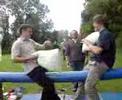 Theee Boys 'Greasy Pole' Pillow Fight
