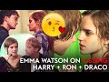 Emma Watson on kissing co-stars Grint and Radcliffe