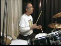 Bruce Parrott on drums Bruce Parrott on drums