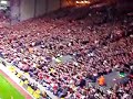 cánticos en anfield