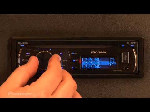 how to set clock on pioneer cd player