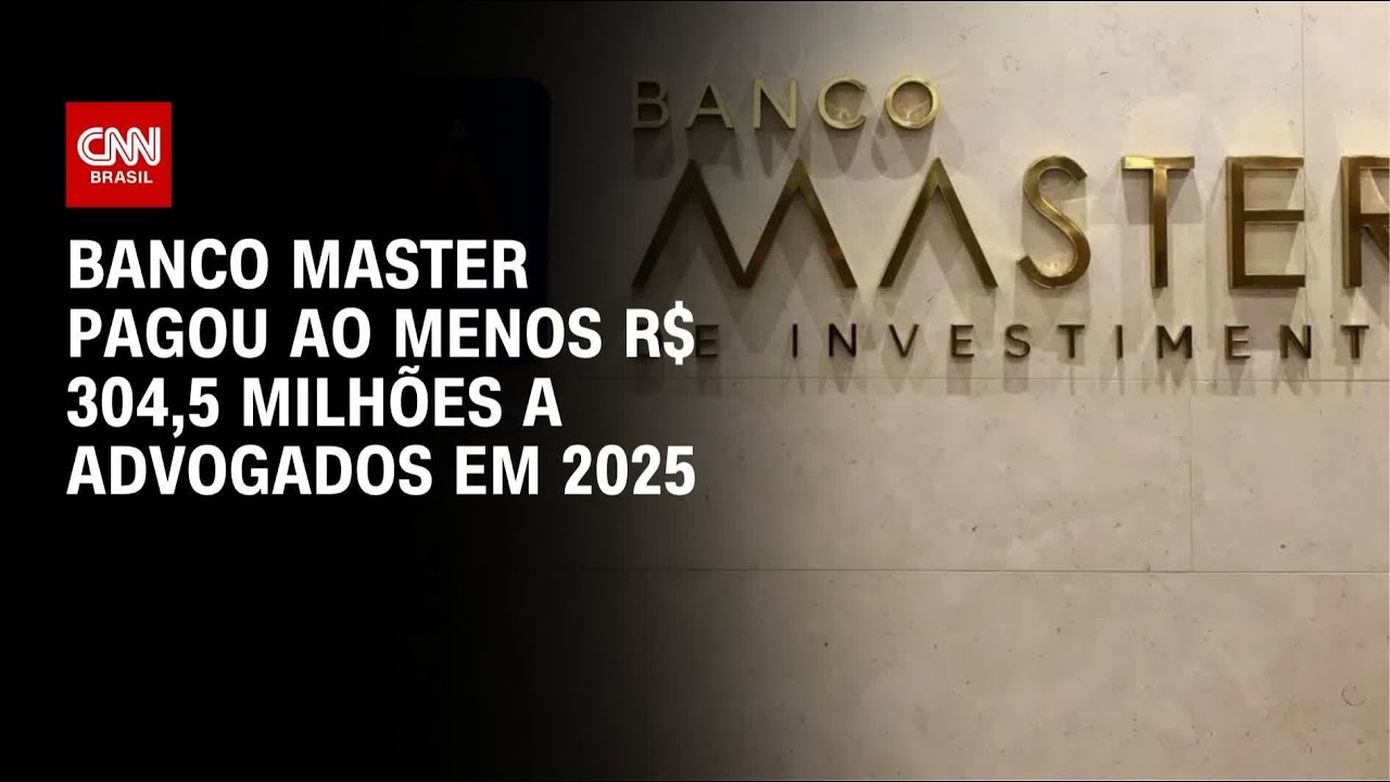Master pagou ao menos R$ 304,5 milhões a advogados em 2025, mostram documentos | CNN PRIME TIME