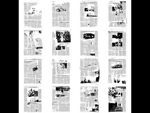 GAN Demo: Training to synthesize newspaper pages