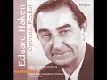 it' sung in czech, because it was common at the time. singers were not allowed to travel in the days of early communism in czechoslovakia. some people emigrated, like e.g. jarmila novotn�, but many artist's international careers were ruined by the nazist and the subsequent communist regimes. eduard haken was arguably the best czech bass. this piece was recorded in 1952, when he was 42. i don't know too much about operatic singing, but i think he was great. can you please comment on his voice?