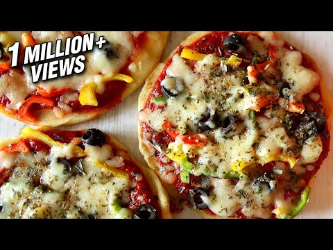 How To Make Pizza On Pan Or Tawa | No Oven No Yeast Pizza Recipe | Divine Taste With Anushruti