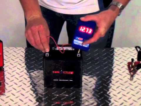 how to motorcycle battery charge