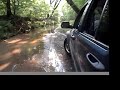 Jeep Liberty in Creek