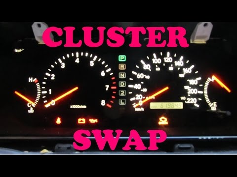 how to repair lexus ls400 instrument cluster