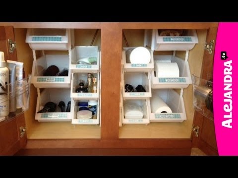how to organize bathroom